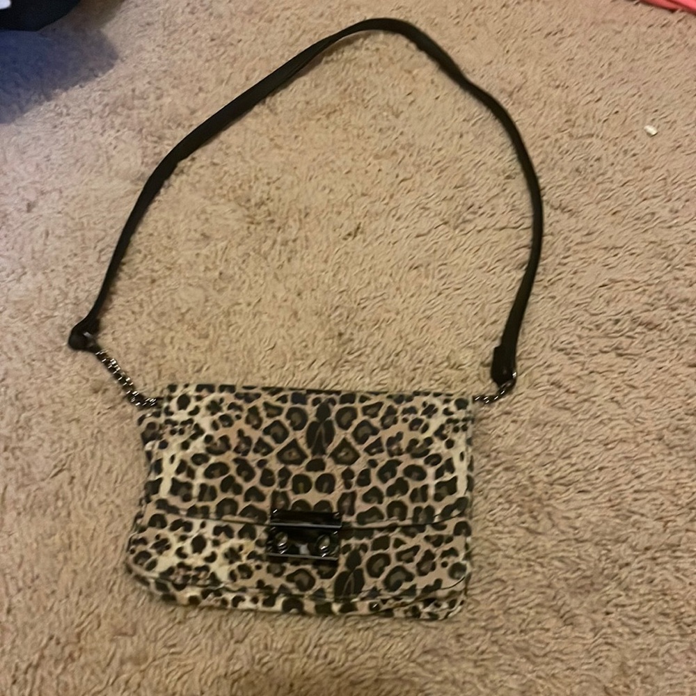 Cheetah print crossbody purse